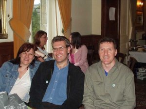 Marie O'Regan, Paul Kane and Colin Parsons