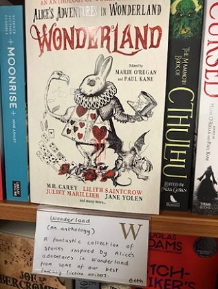 Wonderland, edited by Marie O'Regan and Paul Kane, Waterstones recommendation