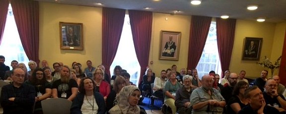 Audience for panels at Dublin Ghost Story Festival