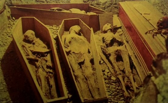 The mummies in St. Michan's crypt