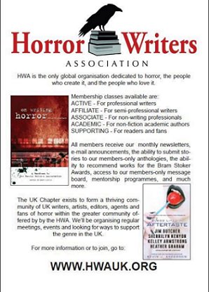 Horror Writers Association UK Chapter  Flyer