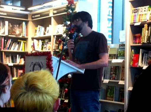 Joe Hill at waterstones Liverpool One