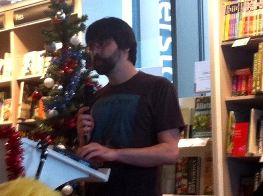 Joe Hill reading at Waterstones, Liverpool One