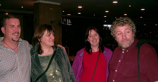 Guy Adams, Marie O'Regan, Helen Hopley and Robert Shearman at FantasyCon 2010.