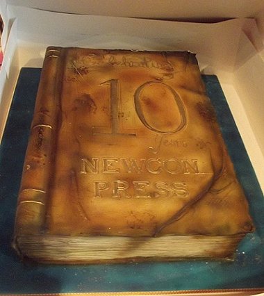 NewCon Press 10th Anniversary celebration cake