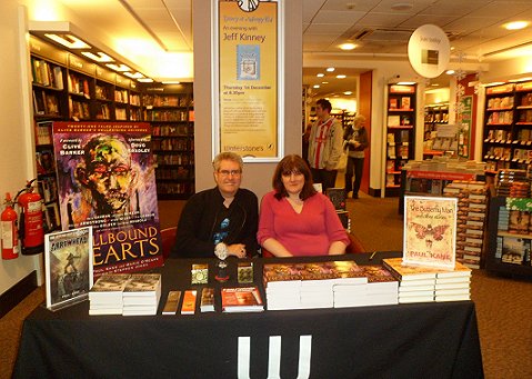 Paul Kane, Marie O'Regan, Hellbound Hearts signing, Nottingham