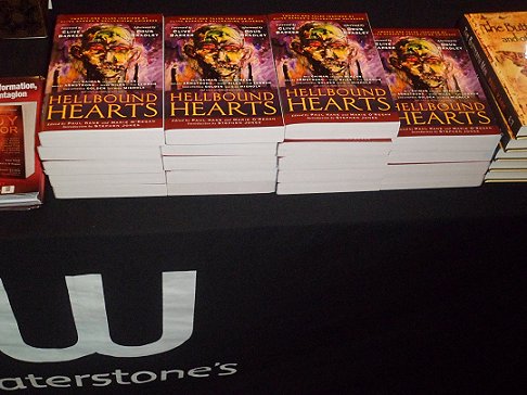 Hellbound Hearts signing, Nottingham Waterstone's