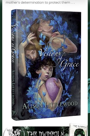 Book cover. Visions of Grace by Alison Littlewood